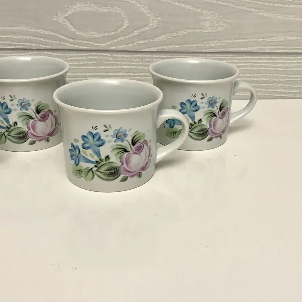 Royal Doulton Dubarry Coffee Tea Cups Set Of 4
